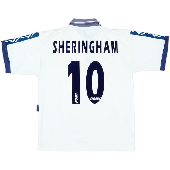 1995-97 Tottenham Home Shirt Sheringham #10 - 8/10 - (M)