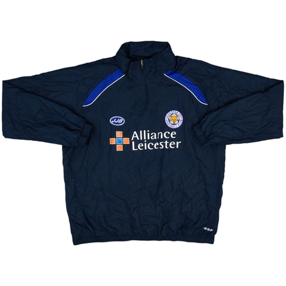 2005-06 Leicester JJB 1/4 Zip Hooded Rain Jacket - 8/10 - (XL)