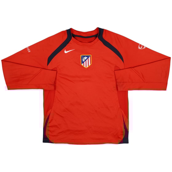 2005-06 Atletico Madrid Nike Training L/S Shirt - 6/10 - (M)