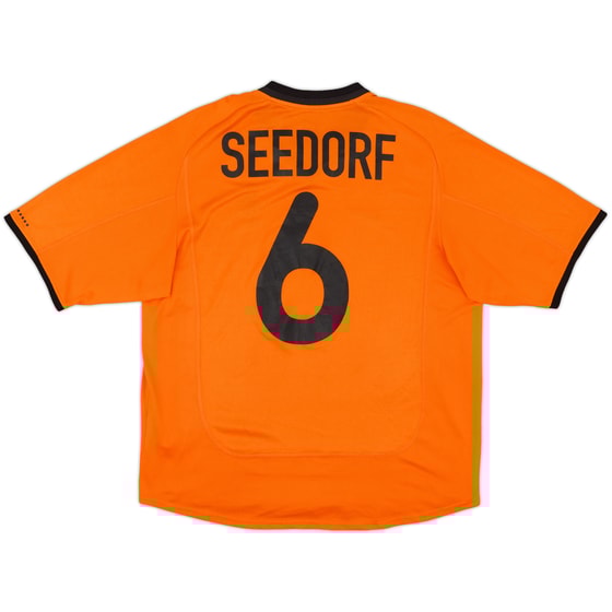 2000-02 Netherlands Home Shirt Seedorf #6 - 7/10 - (L)