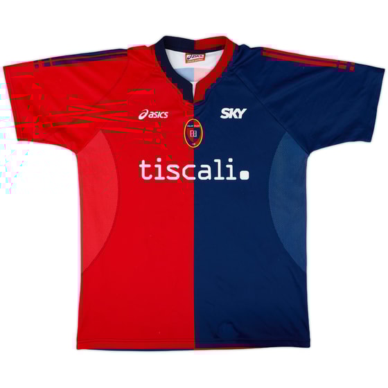 2006-07 Cagliari Home Shirt - 8/10 - (L.Boys)