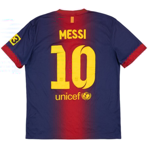 2012-13 Barcelona Home Shirt Messi #10 - 5/10 - (M)