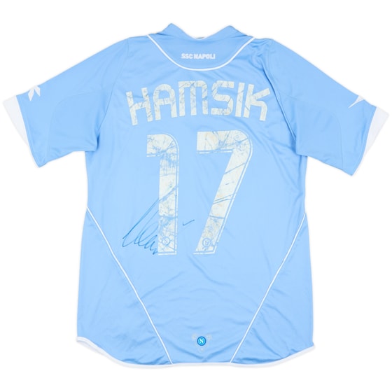 2007-08 Napoli Home Shirt Hamsik #17 - 5/10 - (S)