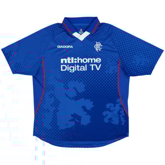 2002-03 Rangers Home Shirt - 9/10 - (L)