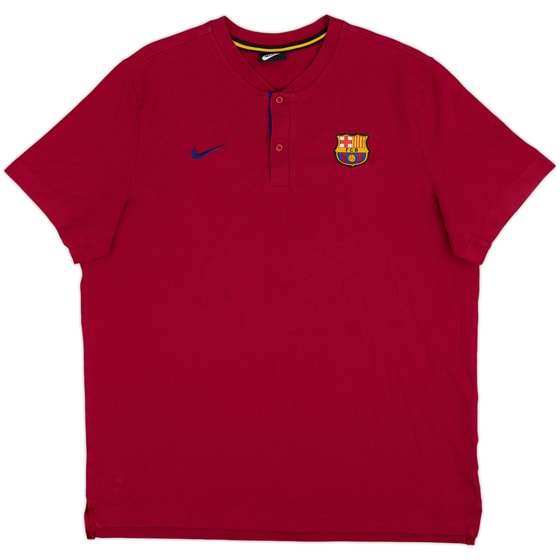 2020-21 Barcelona Nike Polo Shirt - 8/10 - (XXL)