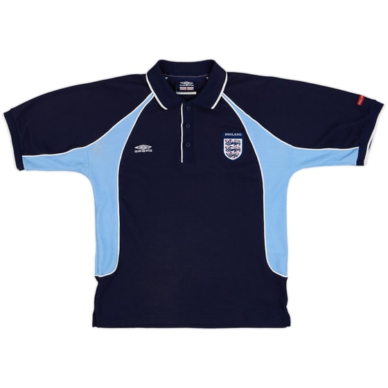 2002-03 England Umbro Polo Shirt - 9/10 - (S)