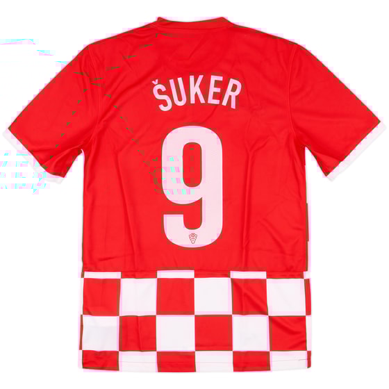 2014-15 Croatia Home Shirt Suker #9 (S)