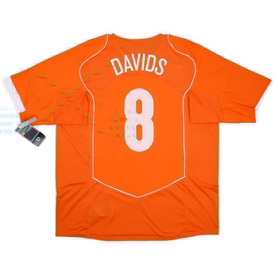 2004-06 Netherlands Home Shirt Davids #8 (XXL)