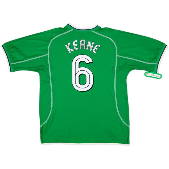 2001-03 Ireland Home Shirt Keane #6 (XL)