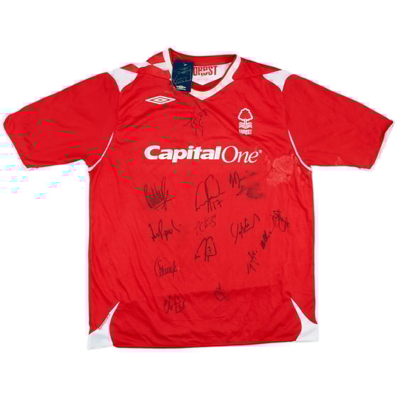 2006-08 Nottingham Forest Squad Signed Home Shirt (XL)