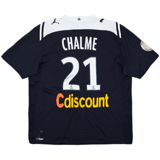 2009-10 Bordeaux Signed Home Shirt Chalme #21 - 4/10 - (XL)