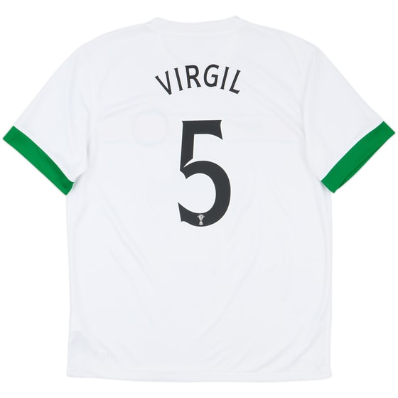 2014-15 Celtic European Third Shirt Virgil #5 - 8/10 - (L)