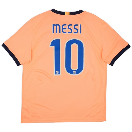 2009-10 Barcelona Away Shirt Messi #10