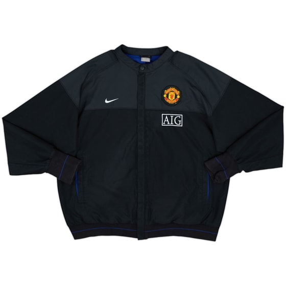2008-09 Manchester United Nike Track Jacket - 8/10 - (XL)