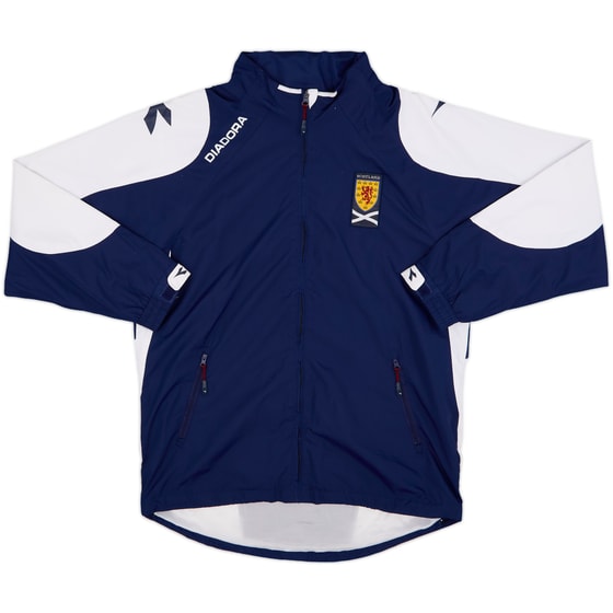 2005-06 Scotland Diadora Hooded Rain Jacket - 8/10 - (S)