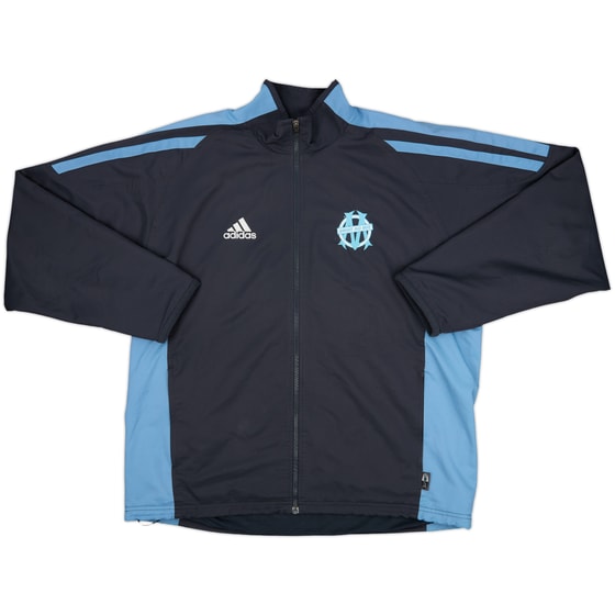 2001-02 Olympique Marseille adidas Track Jacket - 8/10 - (L)