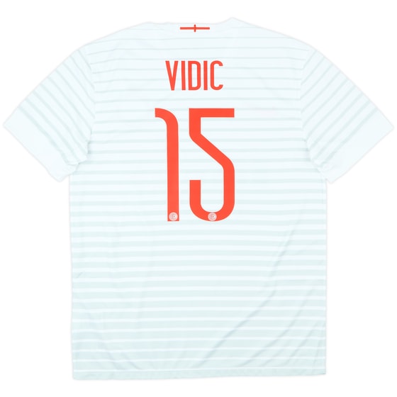2014-15 Inter Milan Away Shirt Vidic #15 (L)