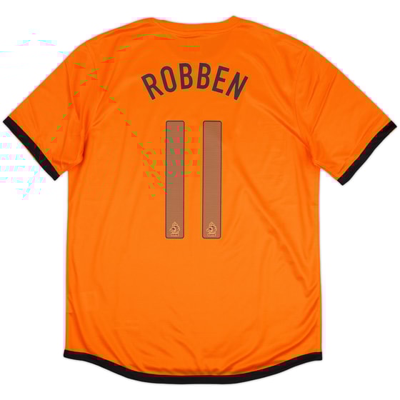 2012-13 Netherlands Home Shirt Robben #11 (L)