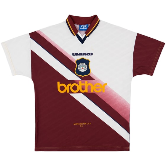 1996-97 Manchester City Away Shirt - 8/10 - (L)