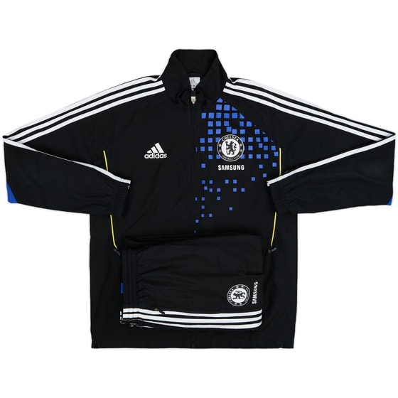 2011-12 Chelsea adidas Tracksuit - 9/10 - (M)