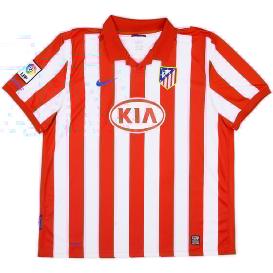 2009-10 Atletico Madrid Home Shirt - 7/10 - (XXL)