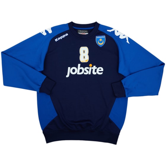 2011-12 Portsmouth Kappa Player Issue Sweat Top #8 - 7/10 - (L)