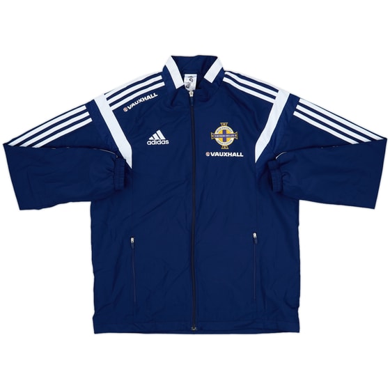 2014-15 Northern Ireland adidas Track Jacket - 8/10 - (M)