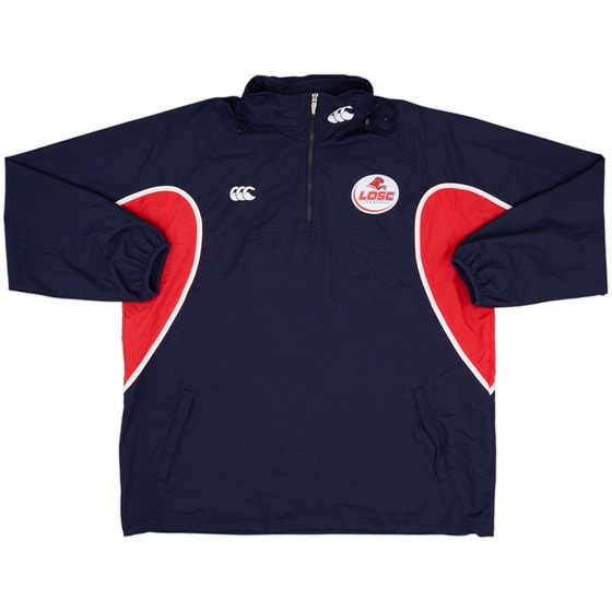 2008-10 Lille Canterbury 1/4 Zip Hooded Rain Jacket - 8/10 - (XXL)