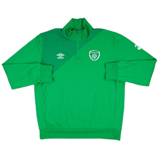 2016-17 Ireland Umbro 1/4 Zip Drill Top - 10/10 - (XXL)