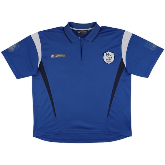 2007-09 Sheffield Wednesday Lotto 1/4 Zip Polo Shirt - 5/10 - (XXL)