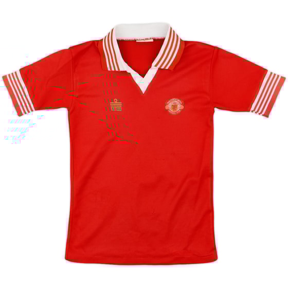 1977-80 Manchester United Home Shirt - 7/10 - (Y)