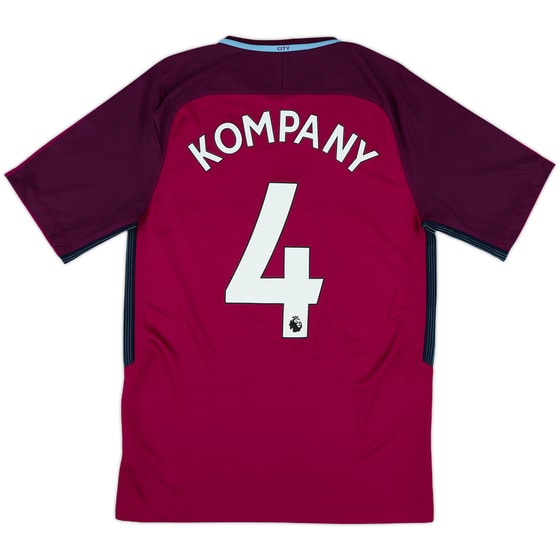 2017-18 Manchester City Away Shirt Kompany #4 - 7/10 - (S)