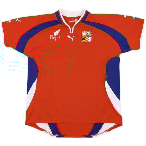 2000-02 Czech Republic Basic Home Shirt - 9/10 - (XL)