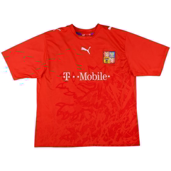 2006-08 Czech Republic Home Shirt - 4/10 - (XL)