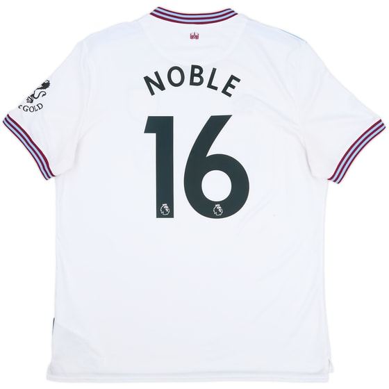 2019-20 West Ham Away Shirt Noble #16 - 9/10 - (XXL)