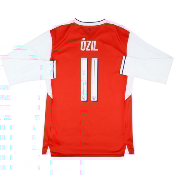 2016-17 Arsenal Authentic Home L/S Shirt Ozil #11 - 7/10 - (L)