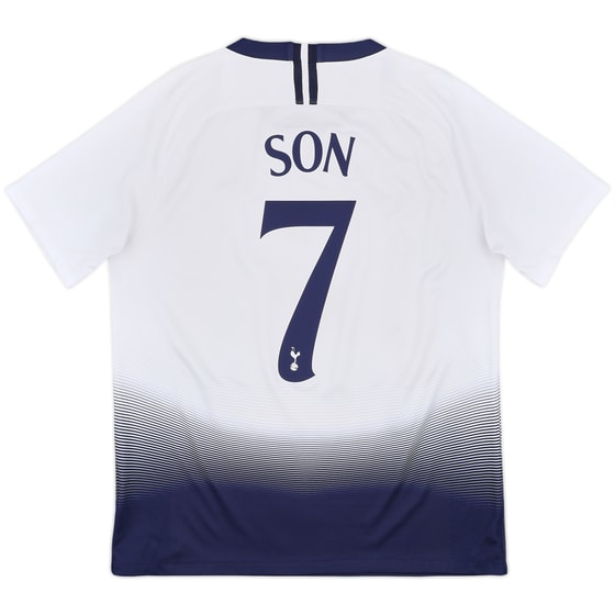 2018-19 Tottenham Home Shirt Son #7 - 7/10 - (L)
