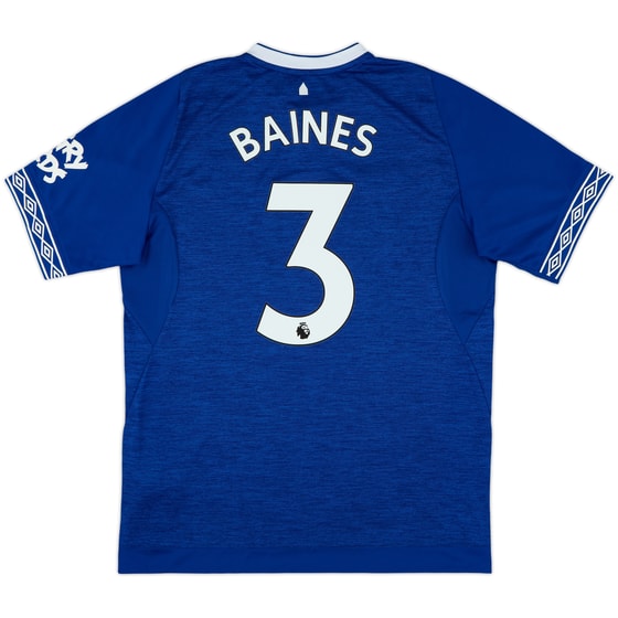 2018-19 Everton Home Shirt Baines #3 - 9/10 - (L)