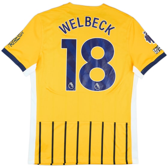 2024-25 Brighton Match Issue Away Shirt Welbeck #18