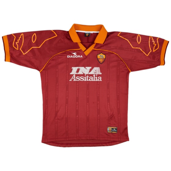 1999-00 Roma Home Shirt - 6/10 - (XL)