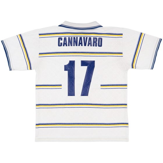 1998-99 Parma Away Shirt Cannavaro #17 - 6/10 - (XL)