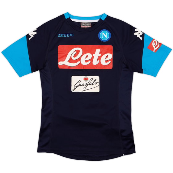 2017-18 Napoli Kappa Training Shirt - 7/10 - (S)
