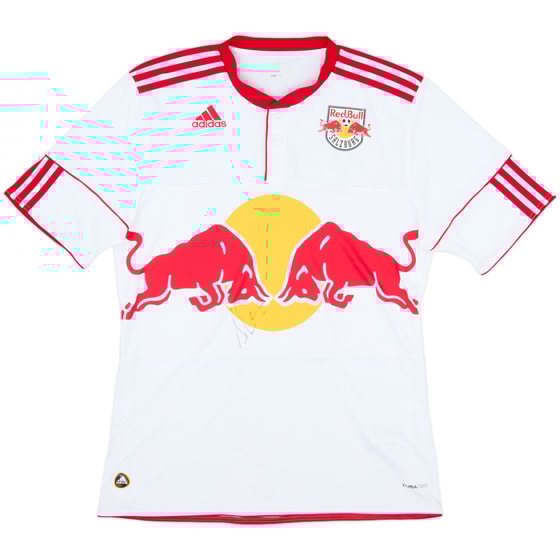 2010-12 Red Bull Salzburg Signed Home Shirt - 6/10 - (M)