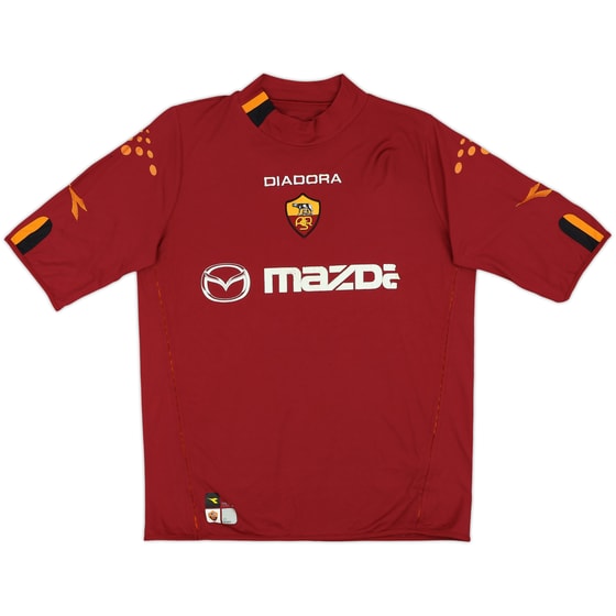 2003-04 Roma Home Shirt Totti #10 - 4/10 - (L)