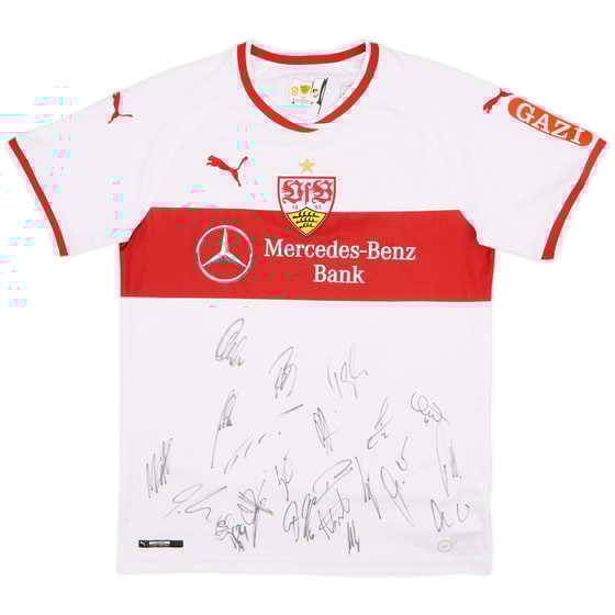 2018-19 Stuttgart Signed Home Shirt - 7/10 - (M)