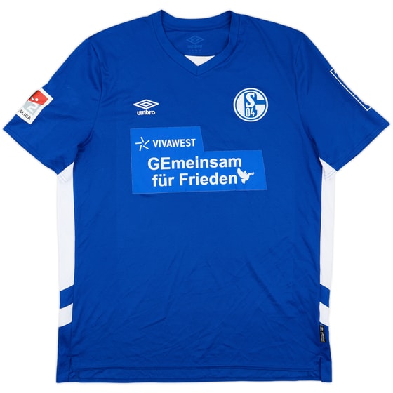 2021-22 Schalke Home Shirt - 8/10 - (XXL)