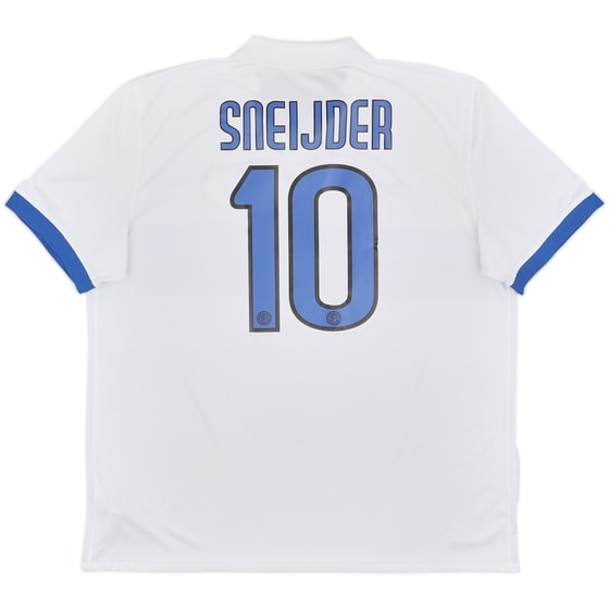 2009-10 Inter Milan Away Shirt Sneijder #10 - 9/10 - (XXL)