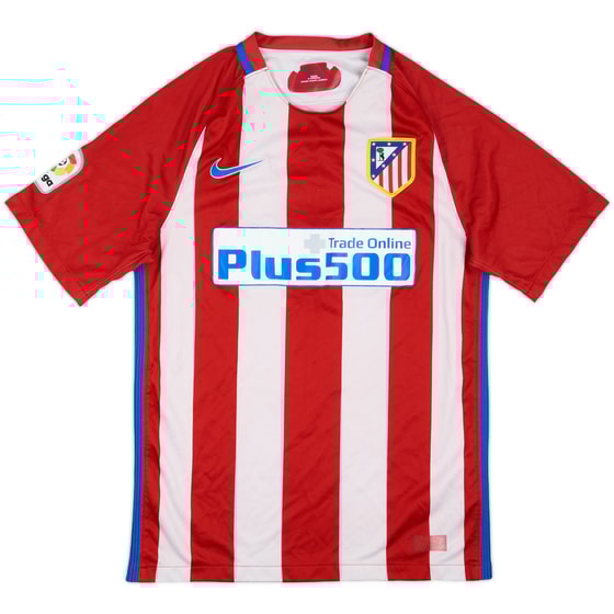 2016-17 Atletico Madrid Home Shirt - 6/10 - (S)