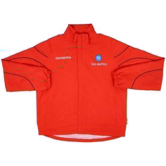 2007-08 Napoli Diadora Track Jacket - 8/10 - (S)