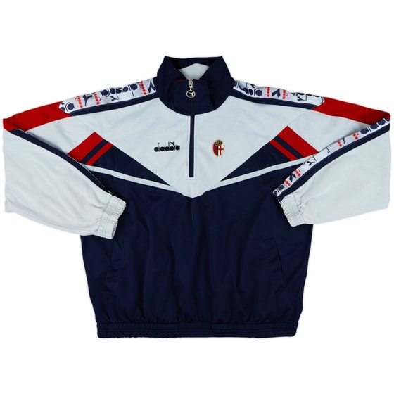 1996-97 Bologna Diadora 1/4 Zip Track Jacket - 7/10 - (L)